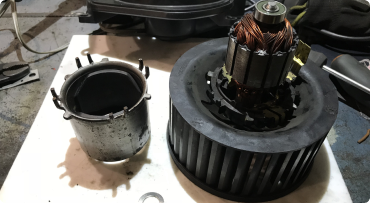 Ремонт моторчика автопечки